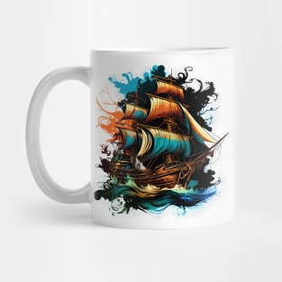 pirate ship Mug